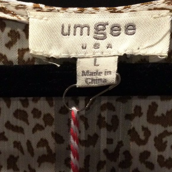 NWT Umgee Peach/Pink Paisley, Leopard Spot & Floral Kimono - Picture 6 of 7